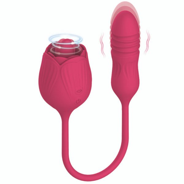 Rose Stretching Jumping Egg -01 Tongue Licking Style